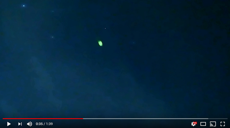 5-20-2018 Green Fireball UFO Transient WARP H-FSIR-FCNV Analysis